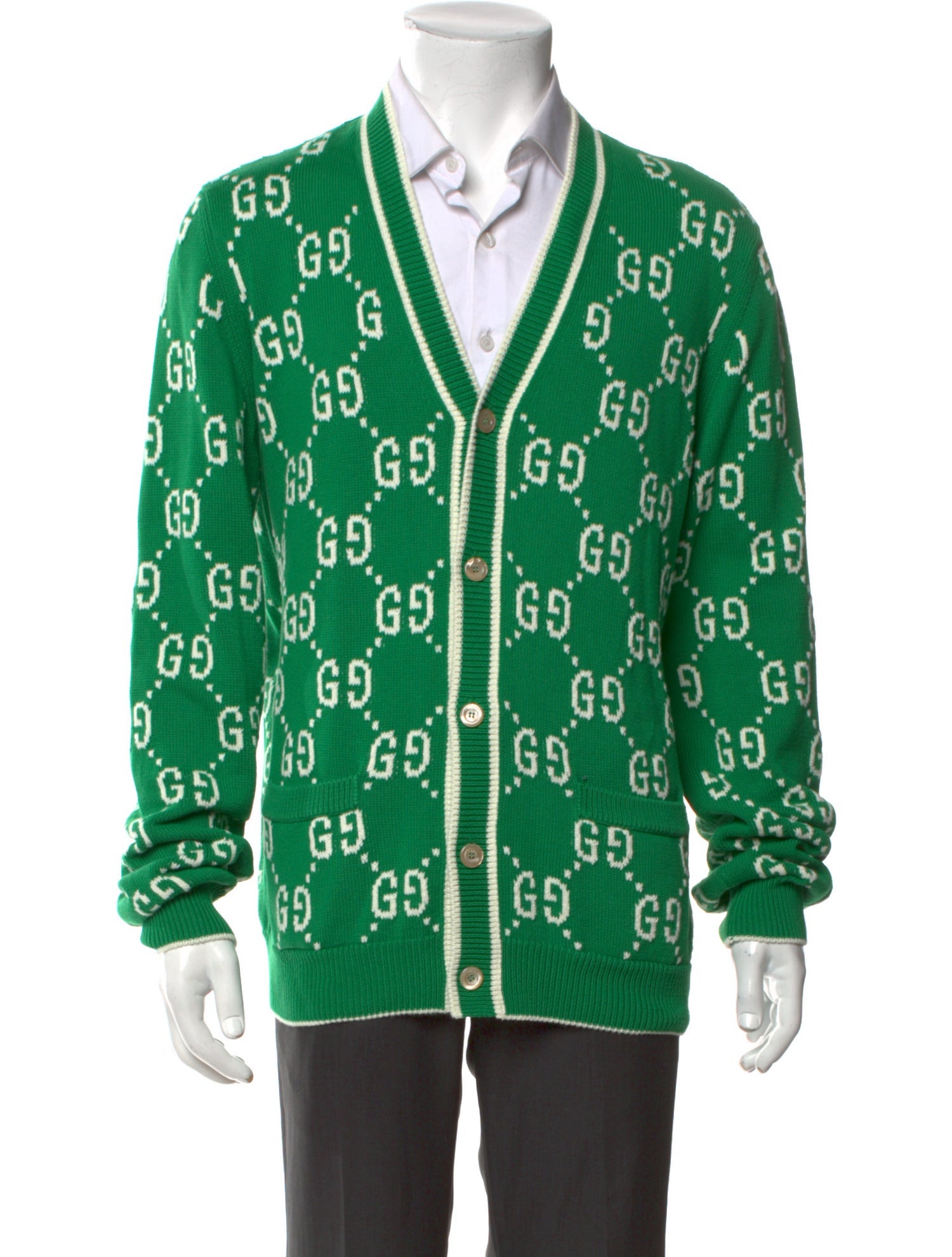 Gucci 2024 GG Logo Cardigan